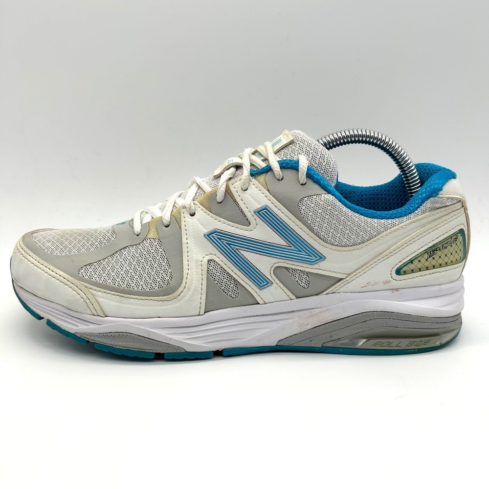 New Balance 1540v2 Shoes Womens 9.5B White Blue Made‎ USA Running Sneakers